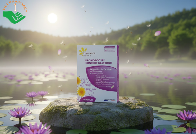 Viên uống Probioboost®Confort Gastrique Fleurance Nature trào ngược dạ dày (Hộp 15 viên)