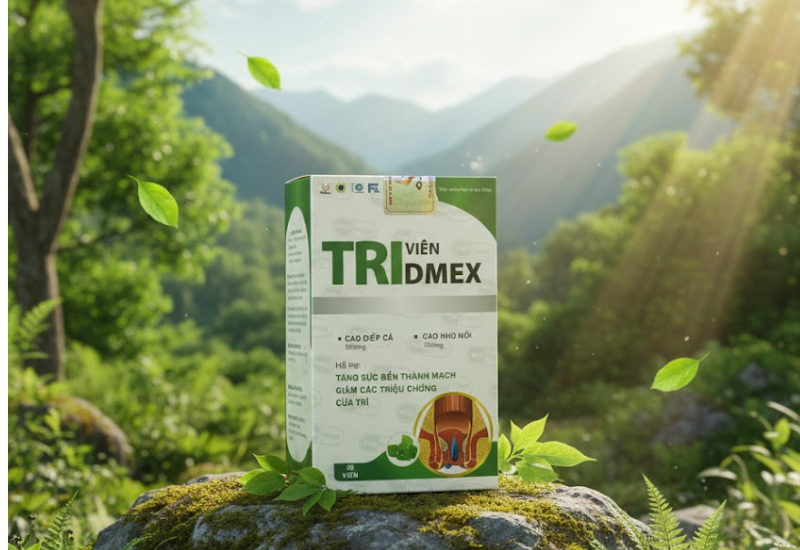 Viên uống Tri Dmex hỗ trợ bệnh trĩ (Hộp 30 viên)