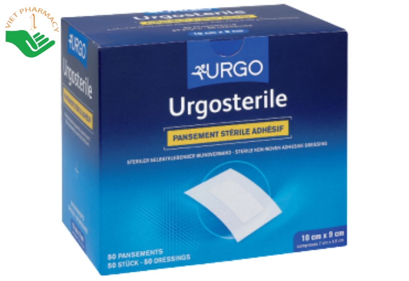 Băng gạc tiệt trùng Urgosterile bảo vệ vết thương (Hộp 50 miếng)
