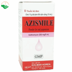 Bột pha hỗn dịch uống Azismile 200mg/5ml Genuone điều trị viêm xoang, viêm tai (15ml)