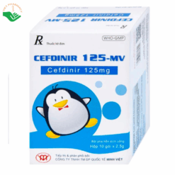 Bột pha hỗn dịch uống Cefdinir 125 - MV USP điều trị nhiễm khuẩn (10 gói)