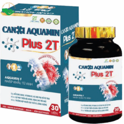 Canxi Aquamin Plus 2T hỗ trợ bổ sung canxi, vitamin D3 và kẽm cho cơ thể (Hộp 1 lọ x 30 viên)