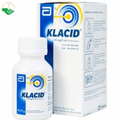 Cốm pha hỗn dịch uống Klacid 125mg/5ml điều trị nhiễm khuẩn đường hô hấp (60ml)