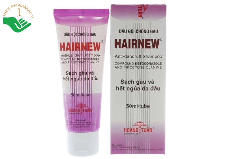 Dầu gội Hairnew giảm ngứa da đầu và chống gàu (Tuýp 50ml)
