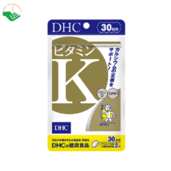 DHC Vitamin K Nhật Bản hỗ trợ tăng hấp thụ canxi, duy trì hệ xương răng chắc khỏe (60 viên)