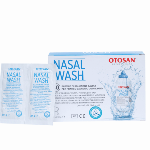 Dung dịch muối rửa mũi OTOSAN NASAL WASH loại bỏ dư thừa chất nhầy, chất ô nhiễm không khí (30 gói)