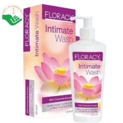 Dung dịch vệ sinh phụ nữ Floracy Intimate Wash 125ml nhẹ nhàng làm sạch vùng kín (Hộp 1 chai 125ml)