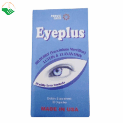 Eyeplus tăng cường chức năng thị lực, bảo vệ mắt khỏi nguy cơ mắc bệnh cận thị, đục thuỷ tinh thể, thoái hoá võng mạc, giảm khô mắt (Lọ 30 viên)