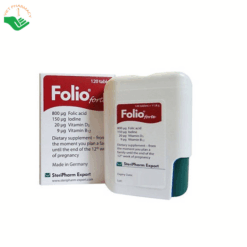 Folio Forte bổ sung acid folic, I ốt và các chất dinh dưỡng cần thiết (Hộp 120 viên)