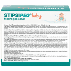 Bột pha uống hỗ trợ nhuận tràng giảm táo bón STIPSIPEG baby