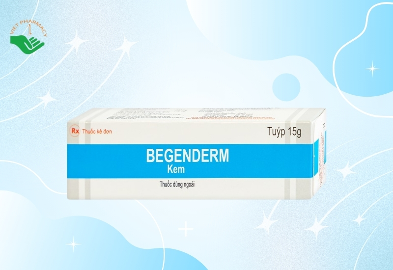 Kem Begenderm điều trị viêm da có đáp ứng với corticoid khi có biến chứng nhiễm trùng thứ phát.