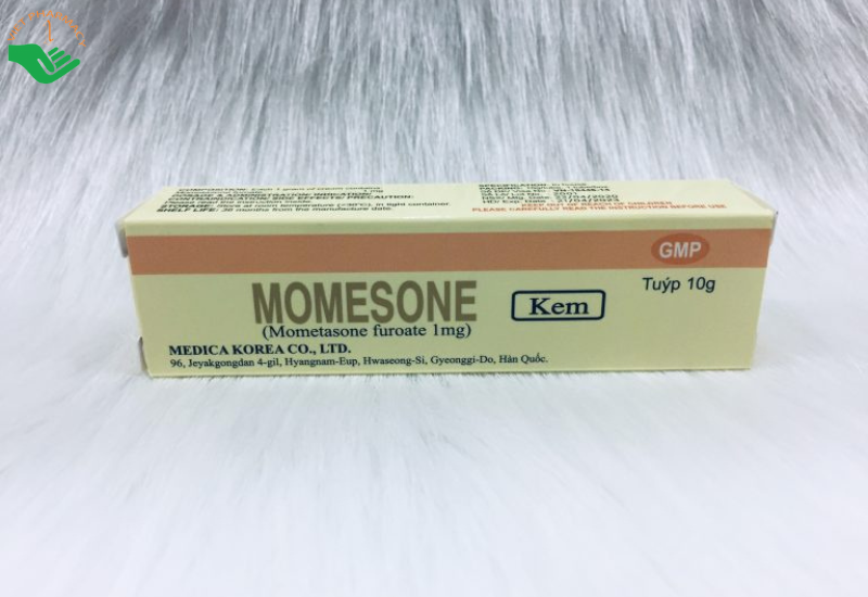 Kem bôi Momesone Cream trị viêm da dị ứng, bệnh vẩy nến (Tuýp 10g)