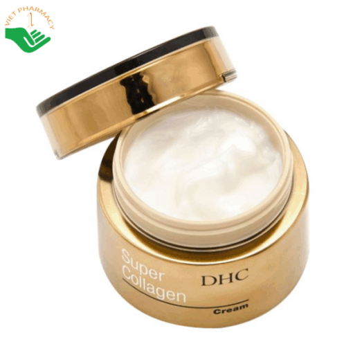 Kem dưỡng da DHC Super Collagen Cream giúp cấp ẩm, nuôi dưỡng da, hỗ trợ cải thiện độ đàn hồi (Lọ 50g)