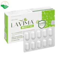 Lavima Biotic tăng đề kháng và cân bằng hệ vi sinh vùng kín (Hộp 20 viên)