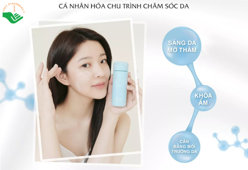 Lotion dưỡng trắng da DHC LX-ME Whitening cung cấp độ ẩm và dưỡng chất cho da (Chai 180ml), hỗ trợ làm sáng da