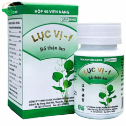 Lục Vị F điều trị thận âm suy tổn, chóng mặt, ù tai, thắt lưng đầu gối mỏi yếu (Hộp 40 viên)
