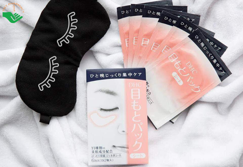  Mặt nạ dưỡng chuyên sâu DHC Pack Sheet Eyes (hộp 12 miếng)