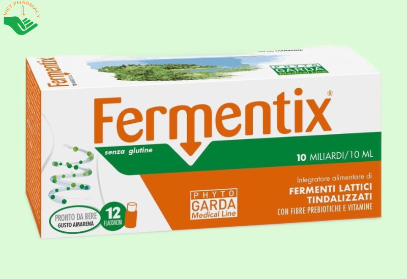 Men vi sinh Fermentix trị rối loạn tiêu hóa hiệu quả (Hộp 12 lọ x 10 ml)