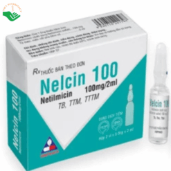 Nelcin 100mg/2ml điều trị một số bệnh nhiễm khuẩn nặng (Hộp 2 vỉ x 5 ống x 2ml)