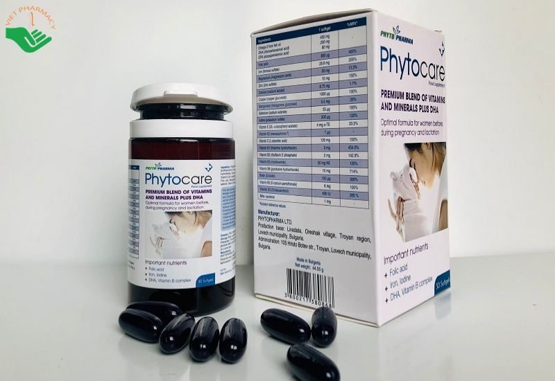 Phytocare Phytopharma bổ sung các chất cho phụ nữ mang thai (30 viên)