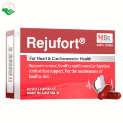 Rejufort hỗ trợ tăng cường sức khỏe tim mạch (Hộp 60 viên)