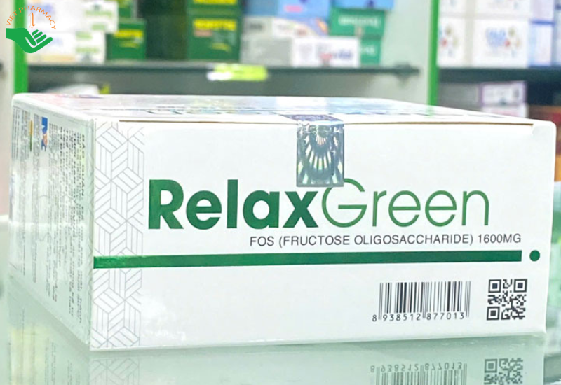 Relaxgreen hỗ trợ bổ sung chất xơ, nhuận tràng, giảm táo bón (Hộp 20 ống x 10ml)
