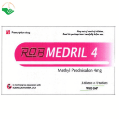 ROBMEDRIL 4 thuốc chống viêm, chống dị ứng và ức chế miễn dịch (Hộp 3 vỉ x 10 viên)