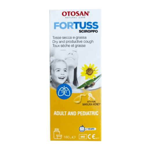 Siro ho Fortuss Otosan Syrup hỗ trợ làm dịu cơn ho hiệu quả, bảo vệ niêm mạc (chai 150ml)