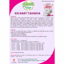 Sữa dành cho trẻ em Tadasua Kid Baby (lon 900g)