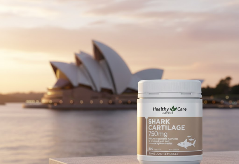 Sụn vi cá mập HEALTHY CARE tăng cường chức năng khớp khỏe mạnh (Hũ 750MG)