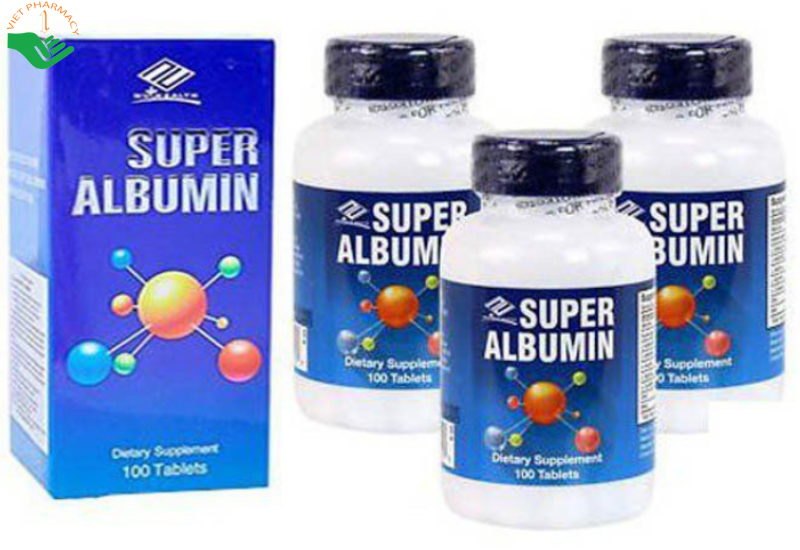 Super Albumin bổ sung protein, tăng cường chức năng gan (100 viên)