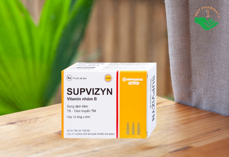 Dung dịch tiêm Supvizyn HDpharma hỗ trợ bổ sung vitamin và khoáng chất, giúp tăng cường sức đề kháng, giảm mệt mỏi