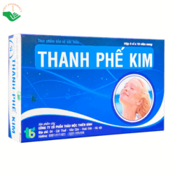 Thanh Phế Kim hỗ trợ bổ phế, hỗ trợ giảm ho, tiêu đờm (Hộp 3 vỉ x 10 viên)