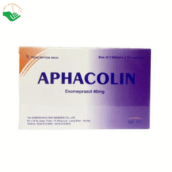 Thuốc Aphacolin 40mg điều trị viêm loét dạ dày (Hộp 3 vỉ x 10 viên)