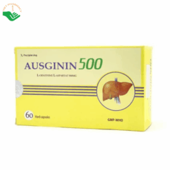 Thuốc Ausginin 500 Nam Hà điều trị những bệnh lý về gan gây tăng amoniac trong máu (6 vỉ x 10 viên)