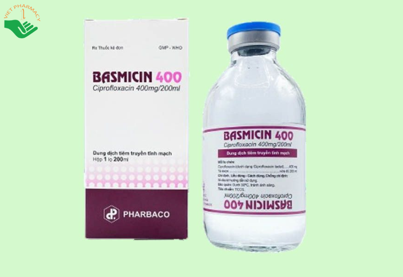 Thuốc Basmicin 400 điều trị cho các nhiễm khuẩn nặng (Chai 200ml)