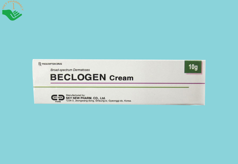 Thuốc  Beclogen cream điều trị tràm, viêm da tiếp xúc (Tuýt 10g)