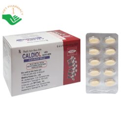 Thuốc Caldiol 20mcg phòng và điều trị bệnh còi xương do dinh dưỡng (Hộp 6 vỉ x 10 viên)