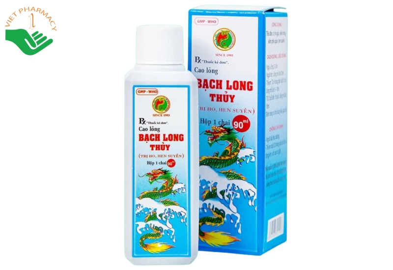 Thuốc Cao lỏng Bạch Long Thủy điều trị ho và hen suyễn (Hộp 1 chai 90ml)