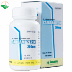 Thuốc Carbamazepin 200mg Danapha điều trị bệnh động kinh, giảm đau dây thần kinh (100 viên)