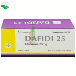 Thuốc Dafidi 25 Đông Nam điều trị các bệnh lý thần kinh (10 vỉ x 10 viên)