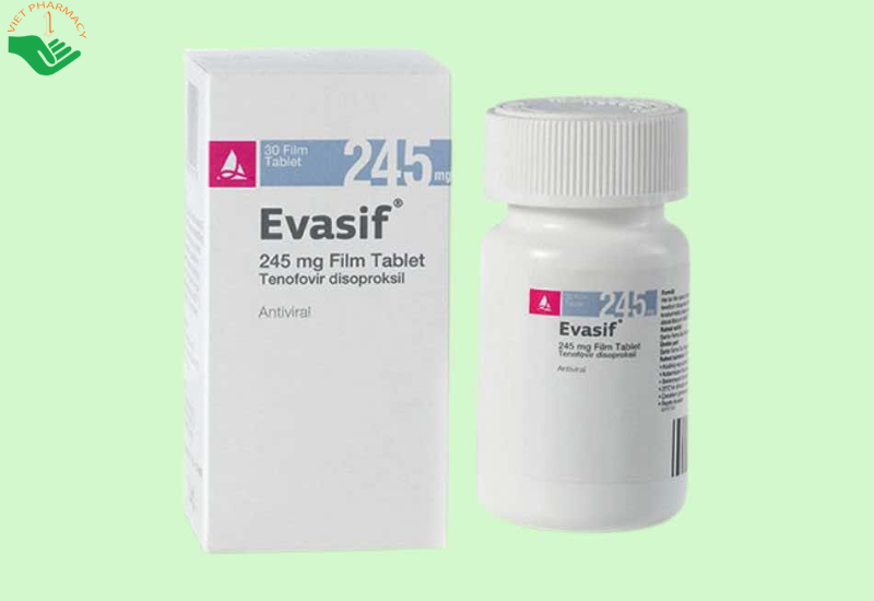Thuốc Evasif V-245mg Santa điều trị viêm gan B mạn tính (30 viên)