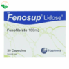 Thuốc Fenosup 160mg Hyphens điều trị cholesterol máu và triglycerid máu cao (3 vỉ x 10 viên)