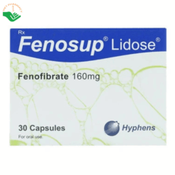 Thuốc Fenosup 160mg Hyphens điều trị cholesterol máu và triglycerid máu cao (3 vỉ x 10 viên)