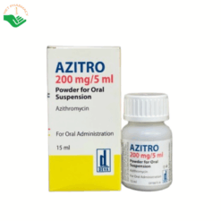 Thuốc kháng sinh Azitro điều trị nhiễm khuẩn đường hô hấp dưới (Hộp 15ml)