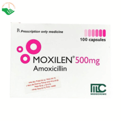 Thuốc Moxilen 500mg điều trị nhiễm khuẩn (Hộp 10 vỉ x 10 viên)