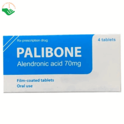 Thuốc Palibone 70mg Atlantic điều trị loãng xương ở nam giới và phụ nữ sau mãn kinh (1 vỉ x 4 viên)