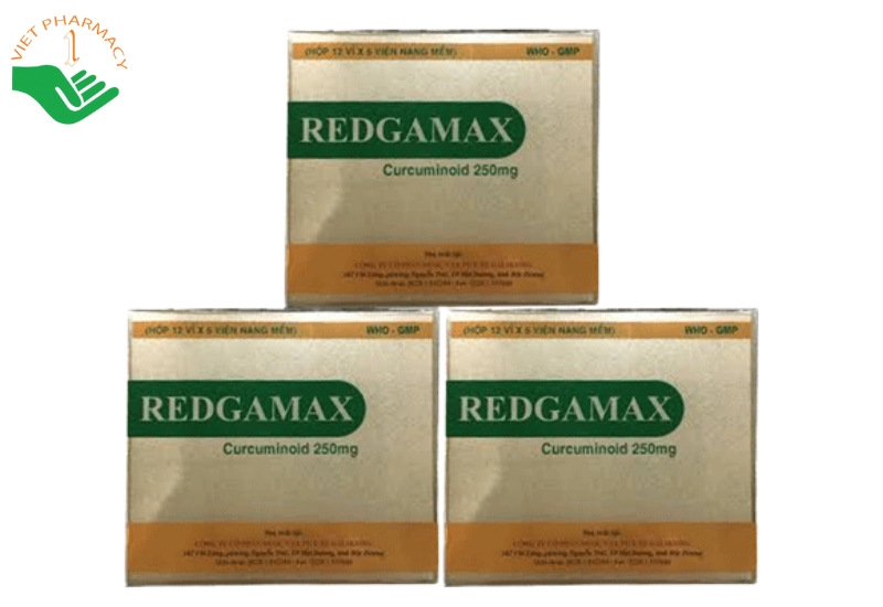 Thuốc Redgamax 250mg điều trị viêm loét dạ dày và tá tràng (Hộp 12 vỉ x 5 viên)