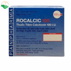 Thuốc Rocalcic 100 UI điều trị loãng xương (Hộp 5 ống)