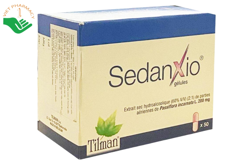 Thuốc Sedanxio điều trị chứng lo âu, mất ngủ và hỗ trợ an thần (Hộp 5 vỉ x 10 viên)
